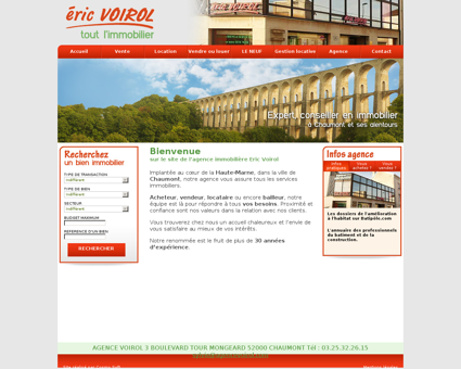 Agence Eric Voirol, Immobilier à Chaumont...