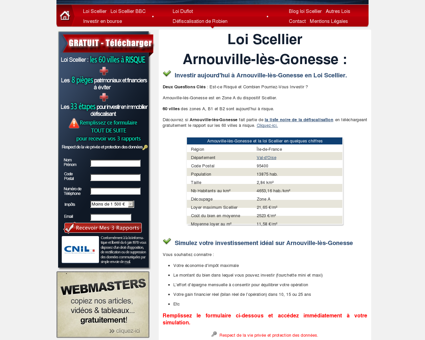 Loi Scellier Arnouville-lès-Gonesse,...