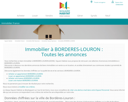 Immobilier BORDERES-LOURON 65590 :...