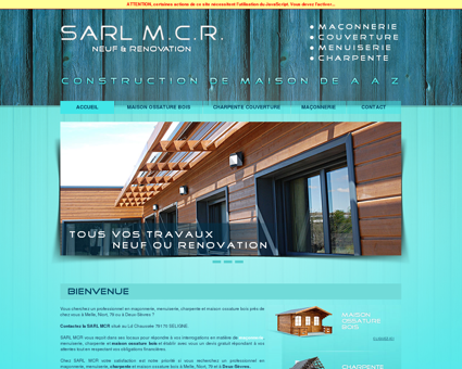 SARL MCR : entreprise de maçonnerie...