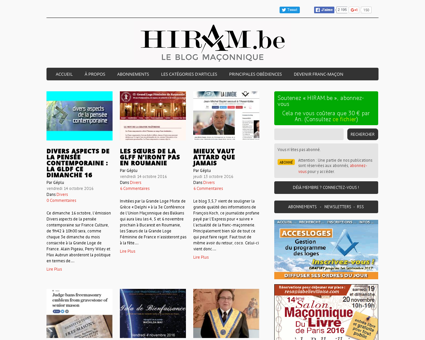 Hiram.be | Le weblog de la Franc-Maçonnerie....