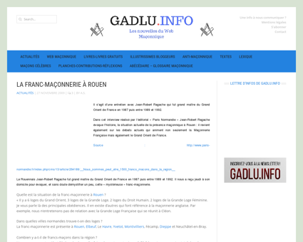 La Franc-Maçonnerie à Rouen | GADLU.INFO -...
