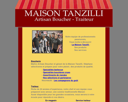 Maison Tanzilli : Boucher, traiteur, vos...