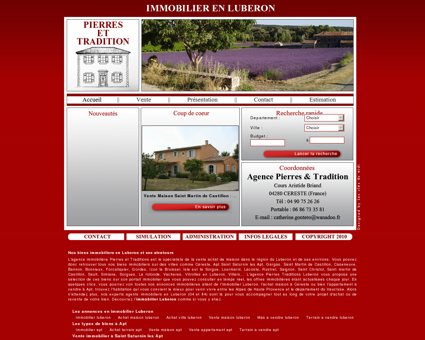 Immobilier luberon Agence immobilière...