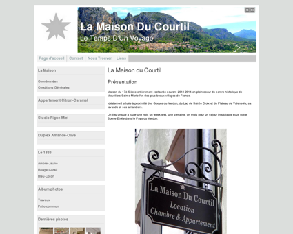 La Maison Du Courtil, Locations & Services...