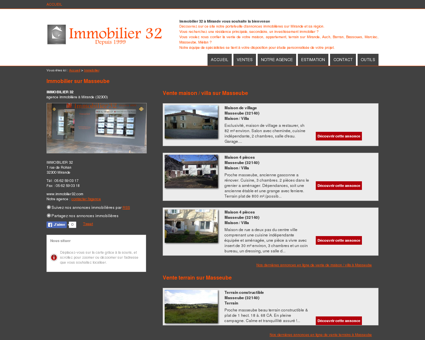 Immobilier Masseube : IMMOBILIER 32