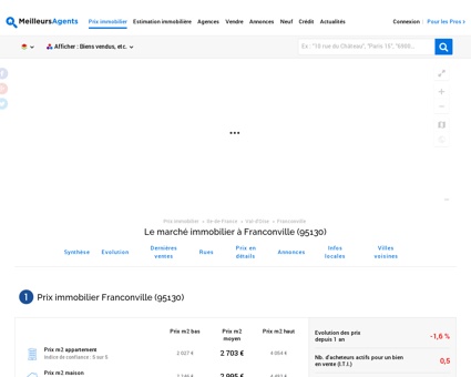 Prix immobilier Franconville (95130) -...