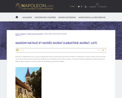 Maison natale et Musée Murat (Labastide...