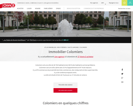 Immobilier Colomiers - Biens immobiliers...