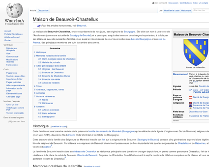 Maison de Beauvoir-Chastellux  Wikipédia