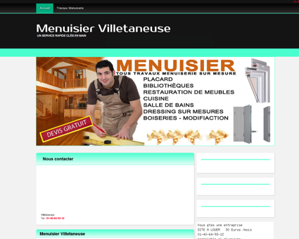 Atelier Menuisier Villetaneuse, departement 93...