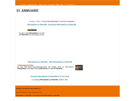 La-Neuville Menuiserie : annuaire Menuiserie...