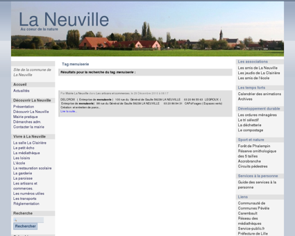 Tag menuiserie - La Neuville