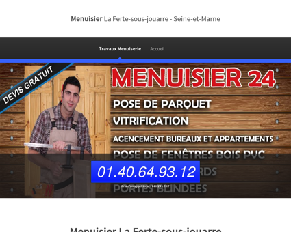 Société Menuisier 77260 La Ferte-sous-jouarre...
