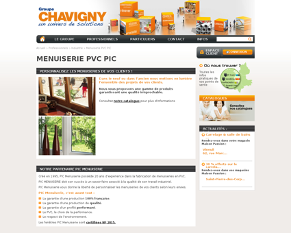 Menuiserie PVC PIC - Chavigny