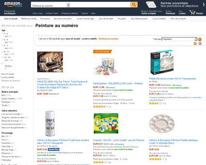 Amazon.fr : Peinture au numéro : Jeux et Jouets