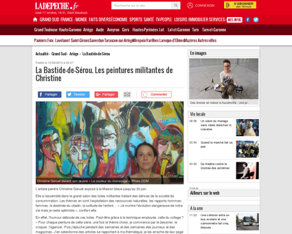 La Bastide-de-Sérou. Les peintures militantes...