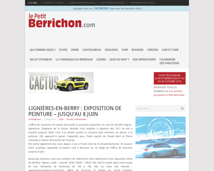 Lignières-en-Berry : Exposition de peinture ...