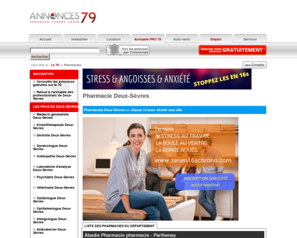 Pharmacie Deux-Sèvres - Le 79 # Annonces...