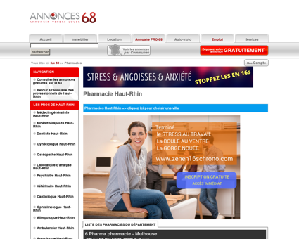 Pharmacie Haut-Rhin - Le 68 # Annonces...
