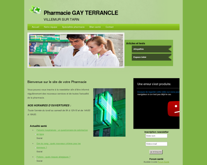 Pharmacie GAY TERRANCLE | VILLEMUR SUR...