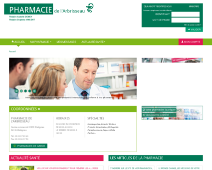 Pharmacie De L'arbrisseau, 59139 Wattignies -...