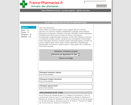 Pharmacies, pharmacie de garde - Tarascon...