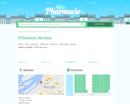 Pillonnet Jérôme - Pharmacie Achères (78260)