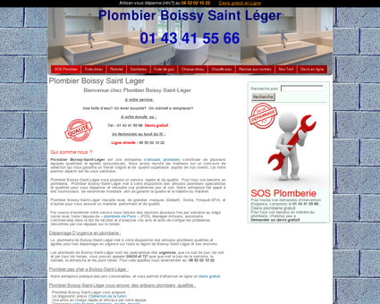 Plombier Boissy Saint Leger