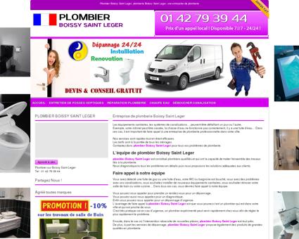 Plombier Boissy Saint Leger Tel: 01 42 79 39 44