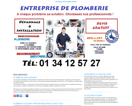 Plomberie Saint-gratien TEL:01 34 12 57 27