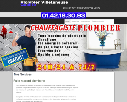 Plombier Villetaneuse - Maison entreprise de...