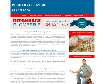 Plombier Villetaneuse Telephone...