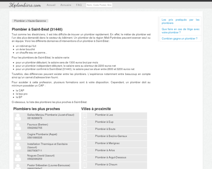Plombier à Saint-Béat (31440) - Annuaire des...