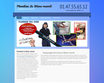 Plombier Le Blanc-mesnil Maurice...