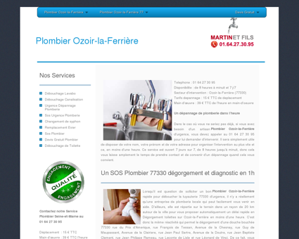 Plombier Ozoir-la-Ferriere