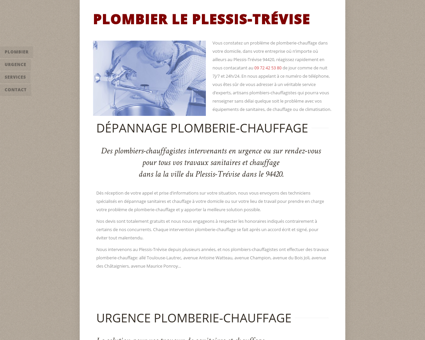 Plombier Le Plessis-Trévise - 09 72 42 53 80 -...