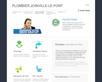Plombier Joinville-le-Pont