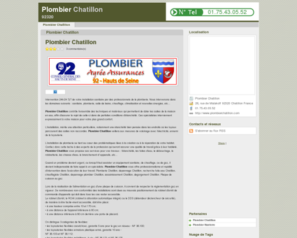 Plombier Chatillon - 01.75.43.05.52 | Plombier...