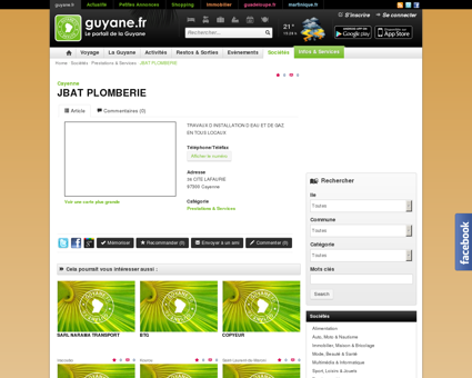 JBAT PLOMBERIE - Cayenne - guyane.fr
