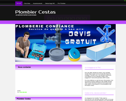 Plombier 33610 Cestas - Xavier plombier...