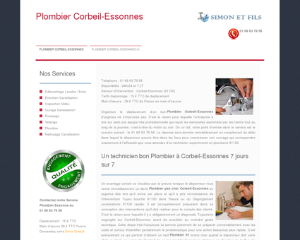 Plombier Corbeil-Essonnes