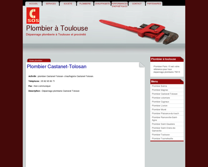 Plombier Castanet-Tolosan