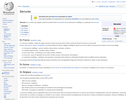 Serrurier  Wikipédia
