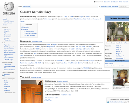 Gustave Serrurier-Bovy  Wikipédia