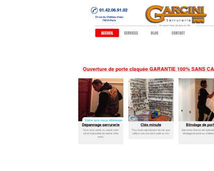 Serrurerie Garcini | Serrurier à Paris 10