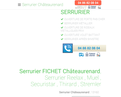 Serrurier Châteaurenard - [ 04 86 82 08 04 ]...