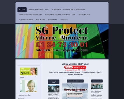 SG Protect Vitrerie - 01 34 73 30 01 - Votre...