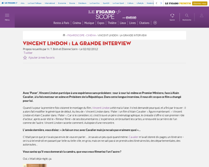 Interview vincent lindon pater alain cav Alain