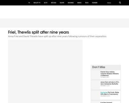 Friel thewlis split after nine years?rss Anna